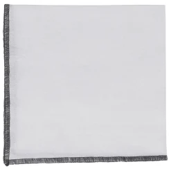 Serviette x2 corino blanc 35x35cm coton lavé 170g/m2