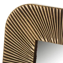 Set de 3 miroir doré en polypropylene 25x25cm