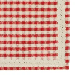 Set de 2 sets de table mami-car rouge en coton
