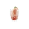 Set de 2 verres double paroi striés 32cl - Pavina