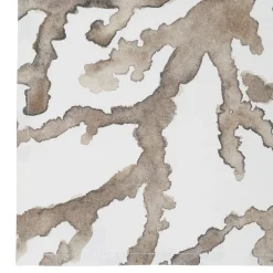 Set de table blanc et brun - estran