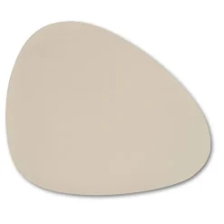 Set de table effet cuir crème 34x42cm