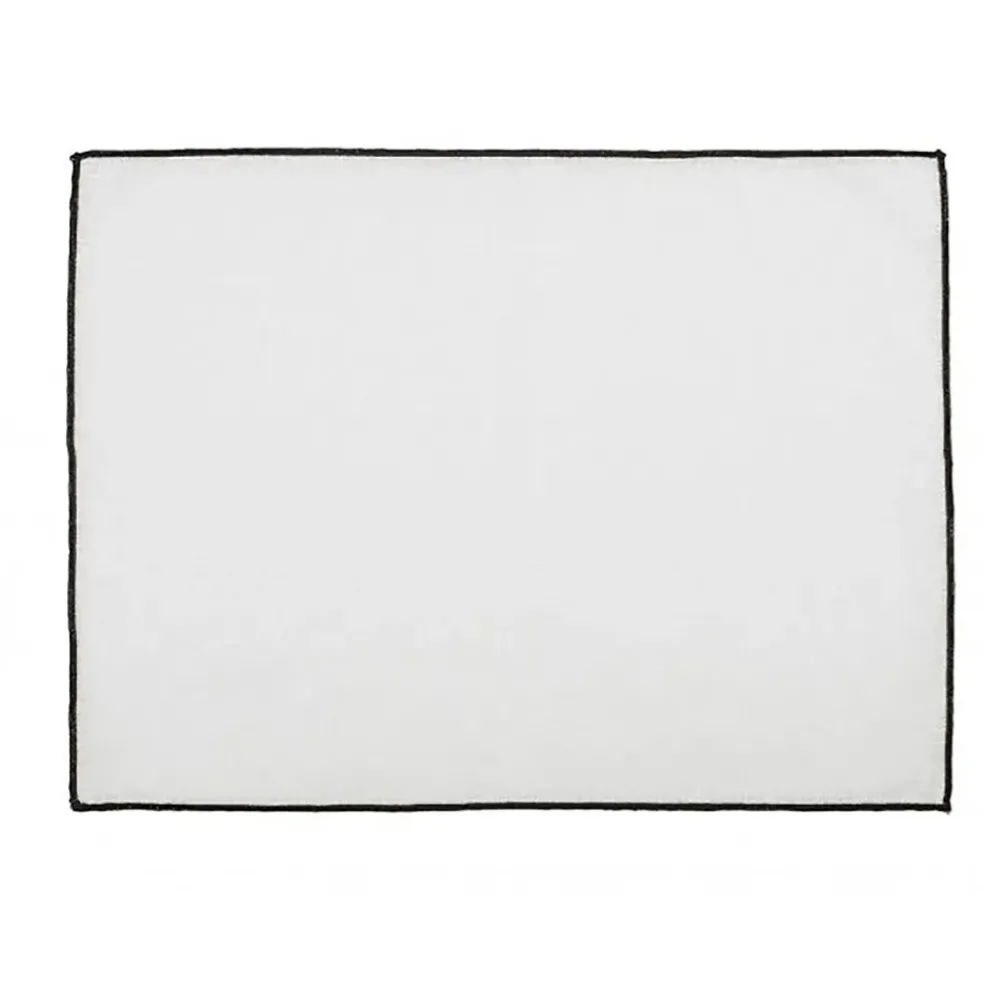 Set de table en lin blanc 35x48cm - Borgo