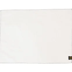 Set de table en lin et coton blanc 38x48cm - Zilia