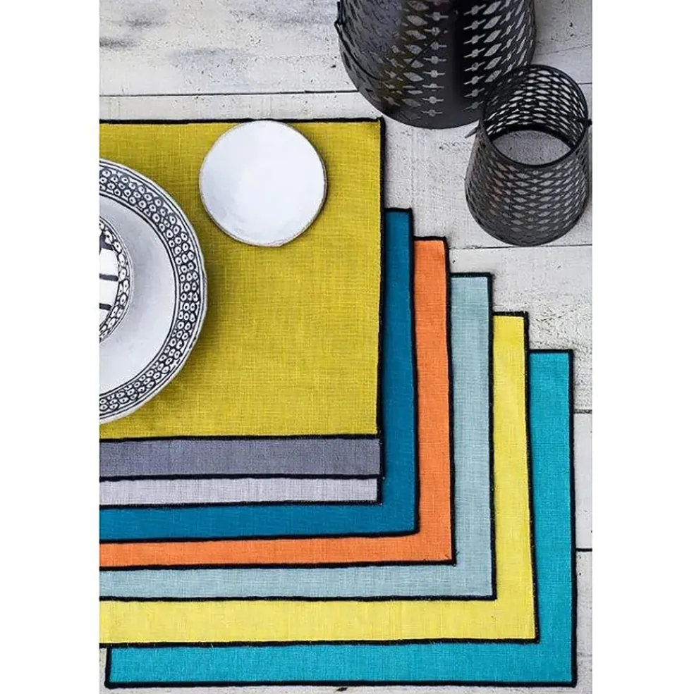 Set de table en lin granit 35x48cm - Borgo
