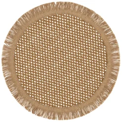 Set de table en papier naturel 38x38cm - Franja