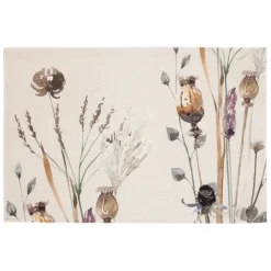 Set de table en vinyl et polyester multicolore 45x30cm - Floral