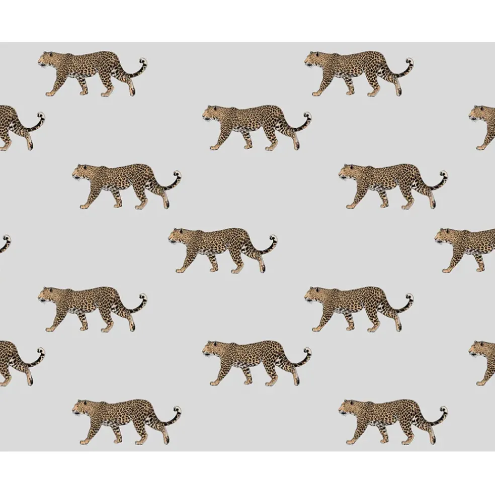 Set de table en vinyle blanc guepard 30x40cm