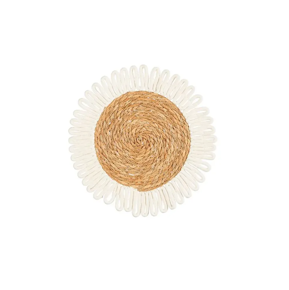 Set de table en zostère blanc