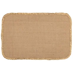 Set de table rectangle en jute naturel 45x30cm - Tressé