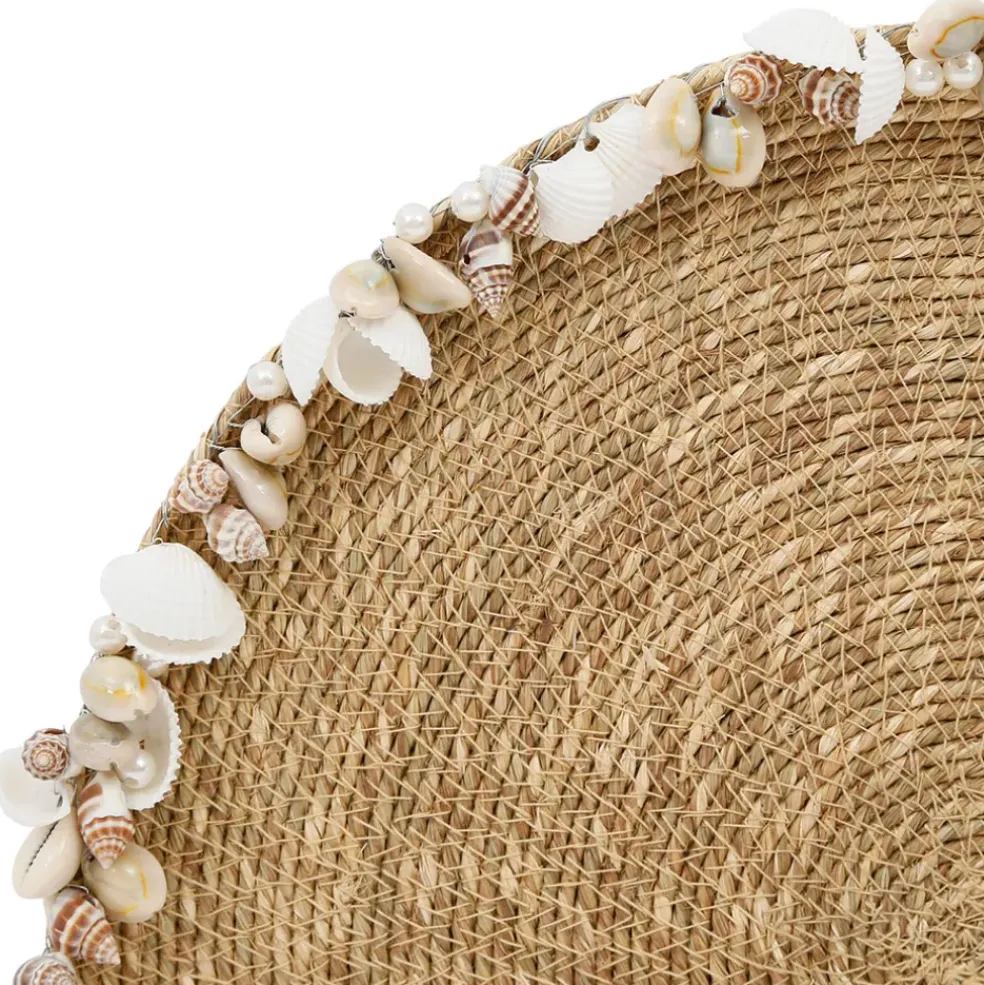 Set de table rond en jonc de mer naturel d36cm - Cauri