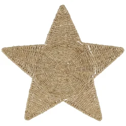 Set de table étoile en jonc de mer naturel 44.5x44.5cm - Borneo