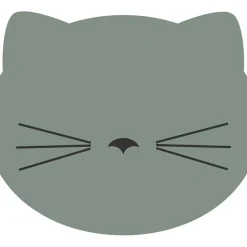Set de table vinyle chat d30cm gris