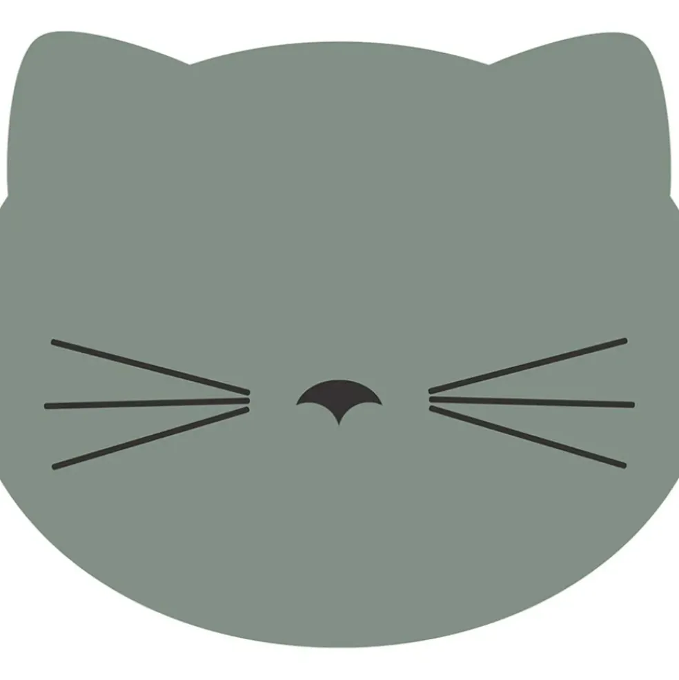 Set de table vinyle chat d30cm gris