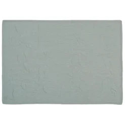 Set table boutis vert d'eau 48x34cm coton