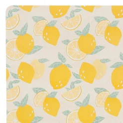 Set table retro summer jaune 43.5x28.5cm polypropylene