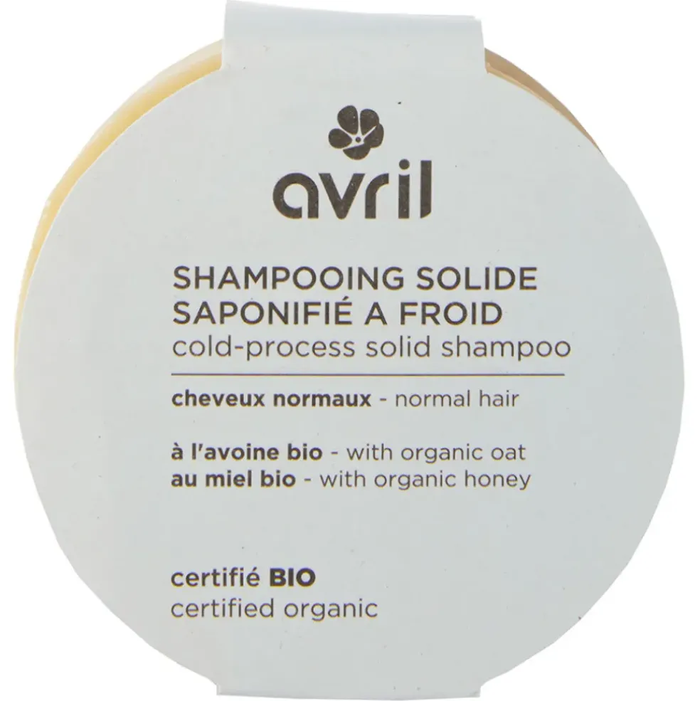 Shampooing solide saponifié à froid cheveux normaux 100g - certifié bio