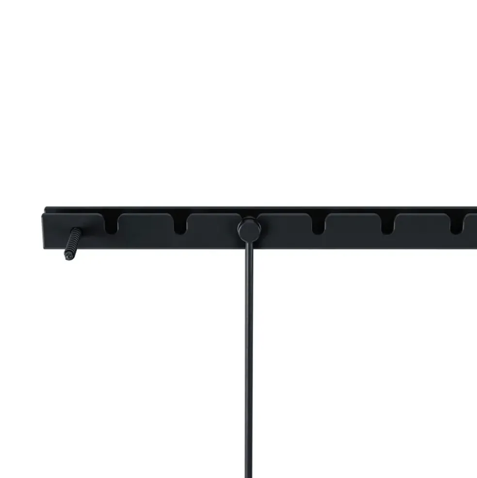 Support 5 cadres suspendu noir