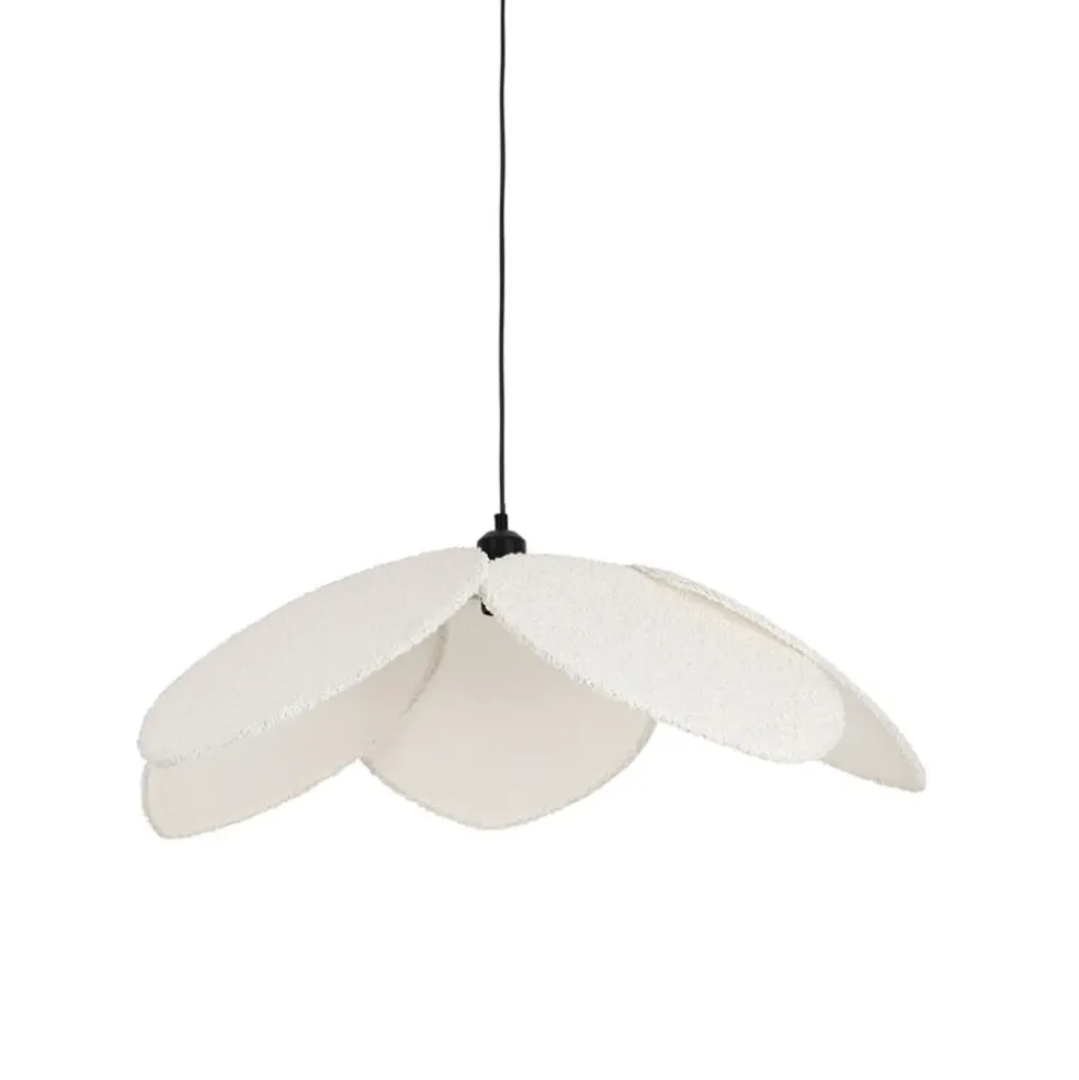 Suspension bouclette écru d70cm