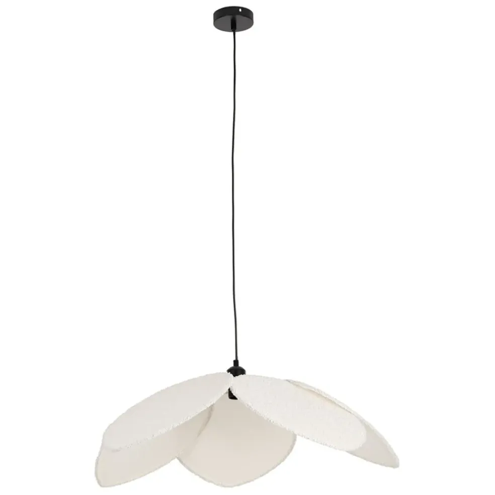 Suspension bouclette écru d70cm
