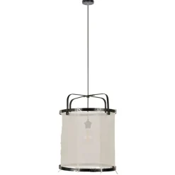 Suspension en bambou d35cm noir - hikari