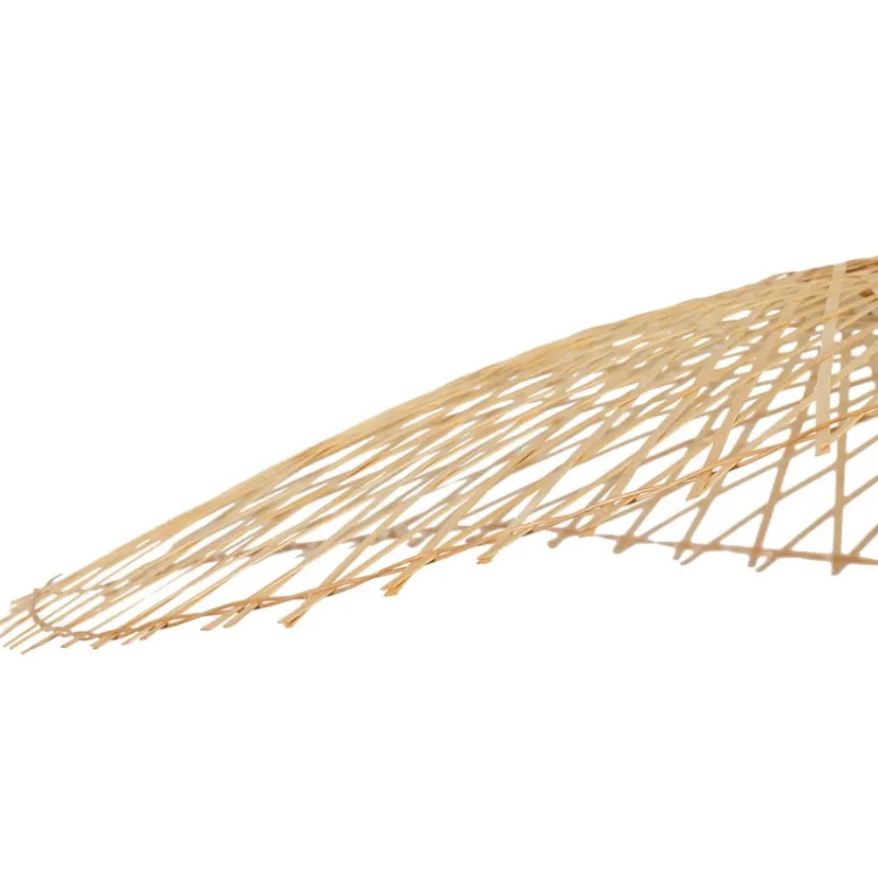 Suspension en bambou et fer naturel 82x80cm - Bambou