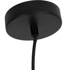 Suspension en bambou et fer naturel 82x80cm - Bambou