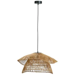 Suspension en corde de papaier d50cm naturel - Calyp