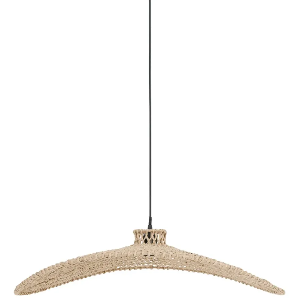 Suspension en corde de papier d70.5cm naturel - calyp