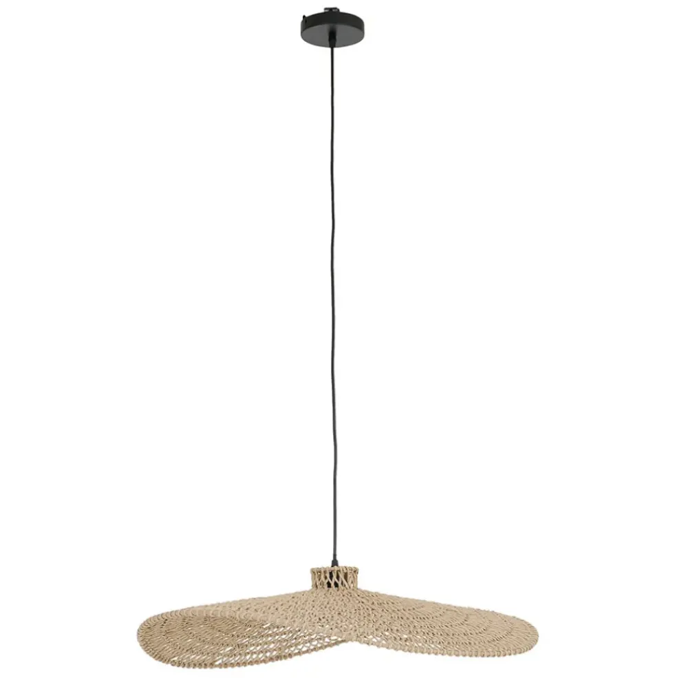 Suspension en corde de papier d70.5cm naturel - calyp