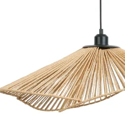 Suspension en corde de papaier d63cm naturel - Calyp