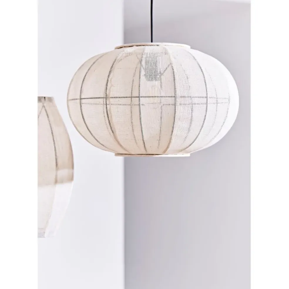 Suspension en coton et fer écru non électrifiée d45xh28cm - Enigma