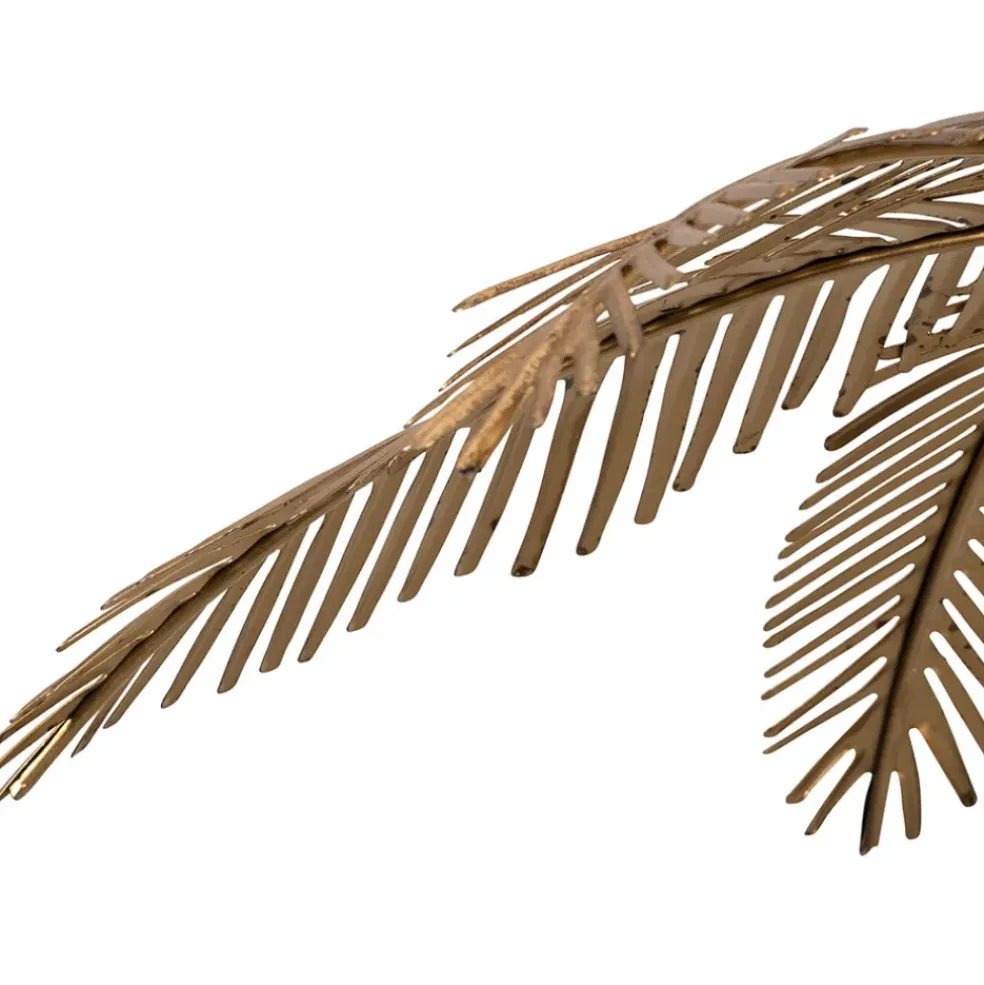 Suspension en fer doré h22cm - Palmier