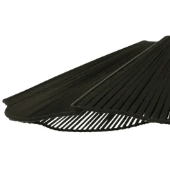 Suspension en fer et coton d77cm noir - plaka