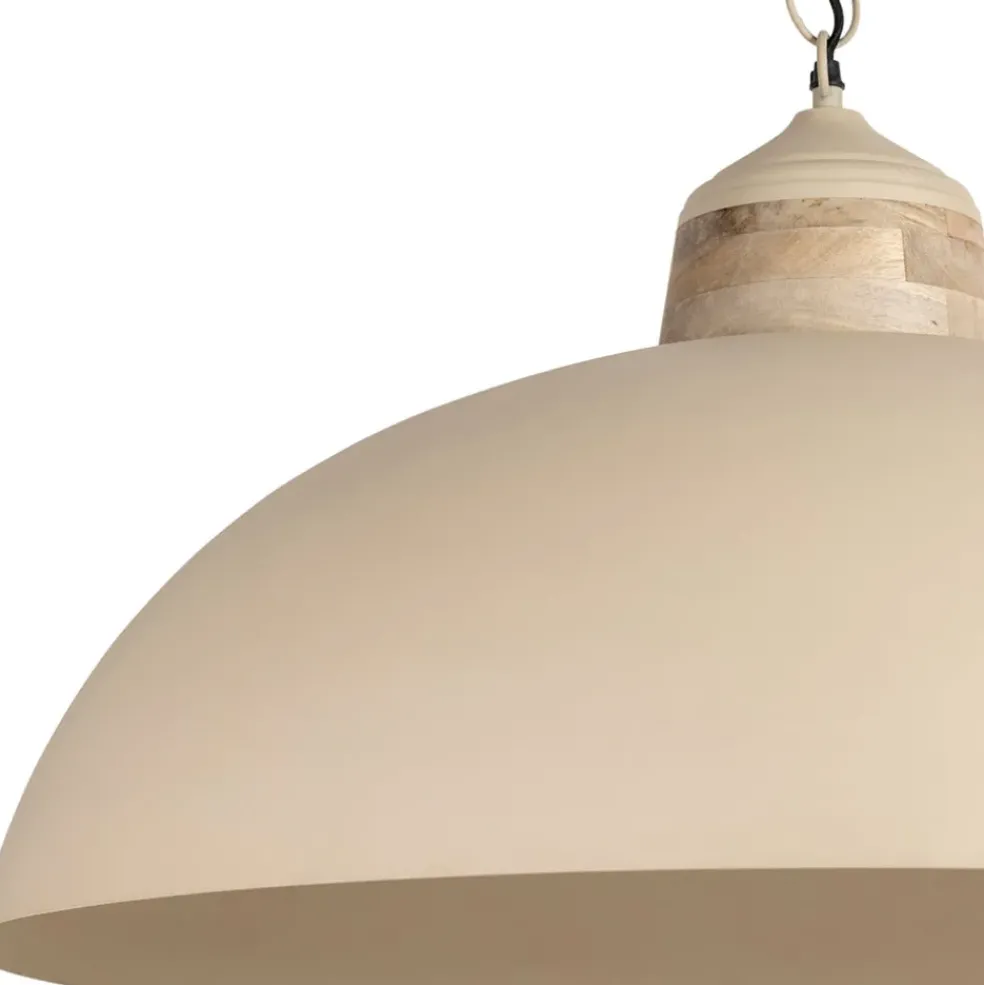Suspension en fer et manguier sable d82cm - Ferese