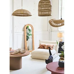 Suspension en jonc de mer naturel d70cm non électrifiée - Cordlacy
