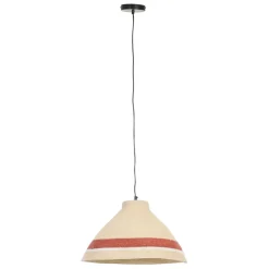 Suspension en jonc de mer d49xh32cm brique - Sumatra