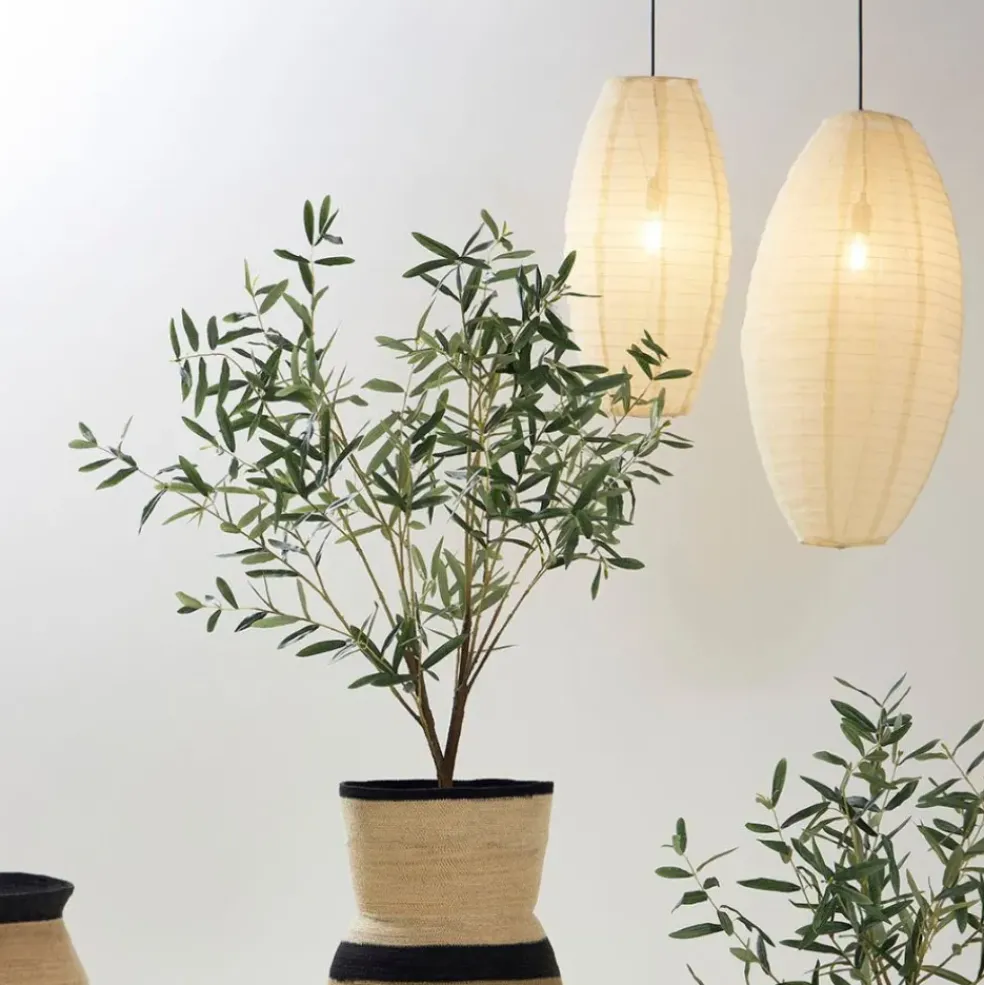 Suspension en jute et fer écru d25cm - Ramille
