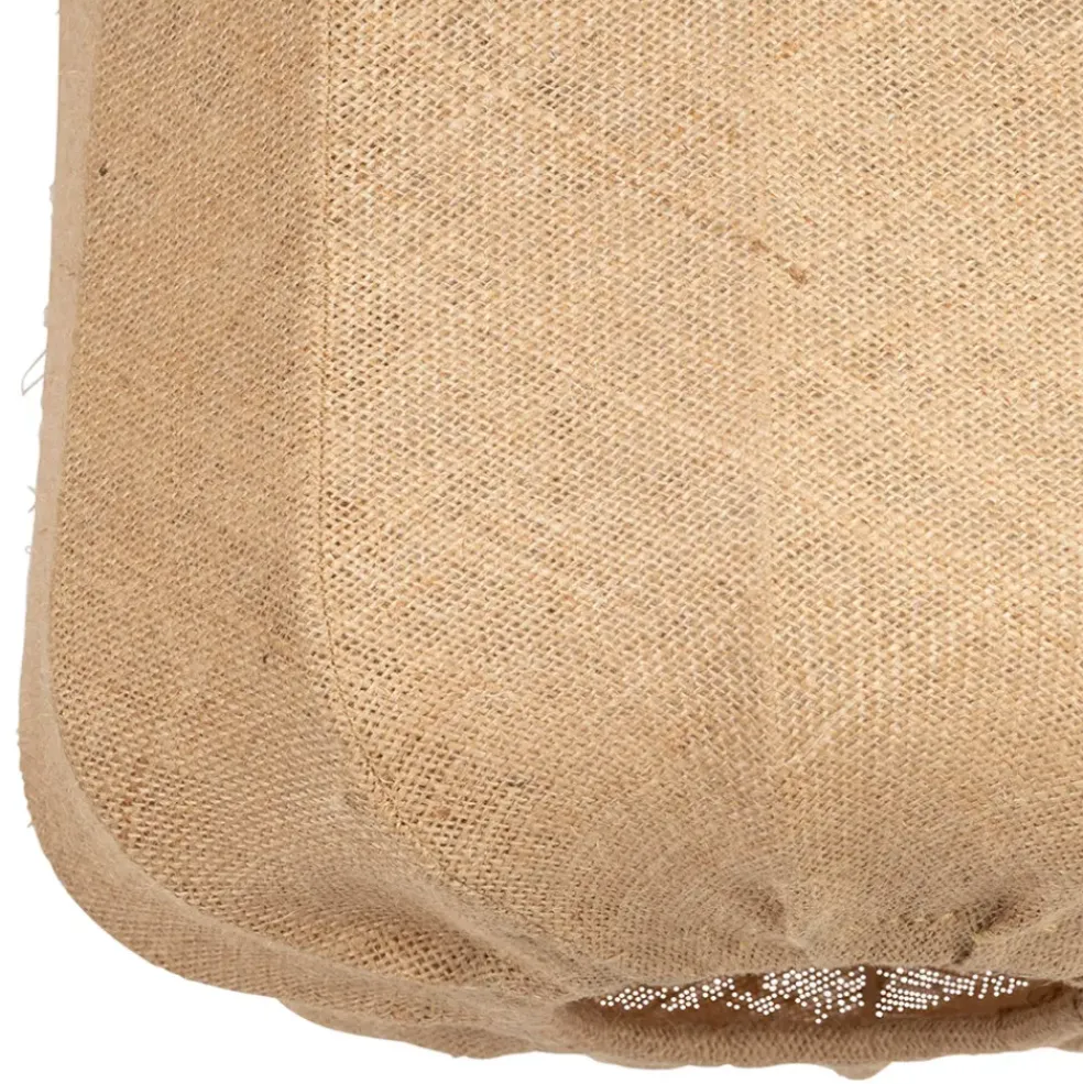 Suspension en jute et fer naturel non électrifiée d32xh42cm - Chaumière