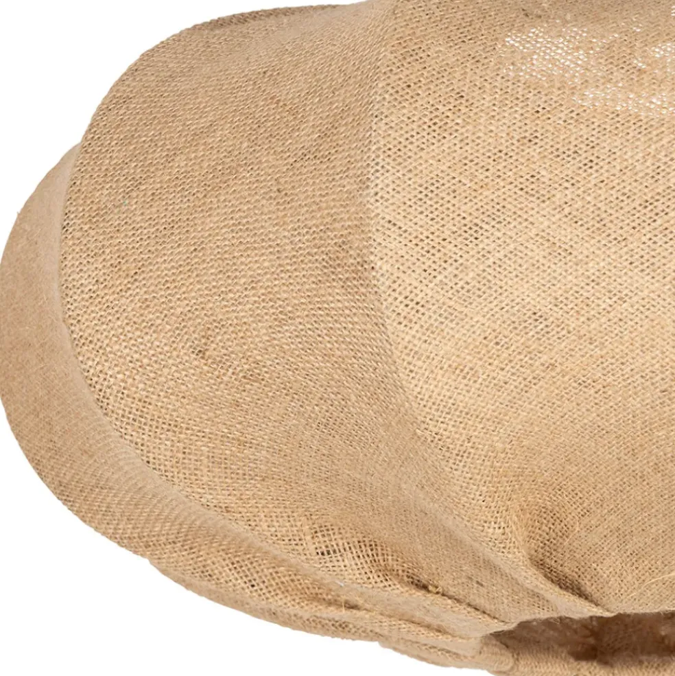 Suspension en jute et fer naturel non électrifiée d49xh24cm - Chaumière