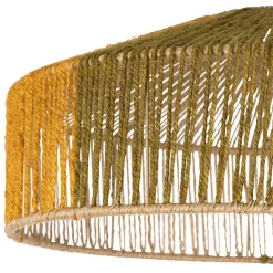 Suspension en jute naturel et fer non électrifiée d50x19cm - Aurore