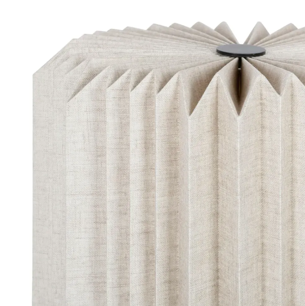 Suspension en papier et lin naturel d56xh20cm - Fontelo