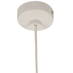 Suspension en polyester et fer blanc h45cm - Organic