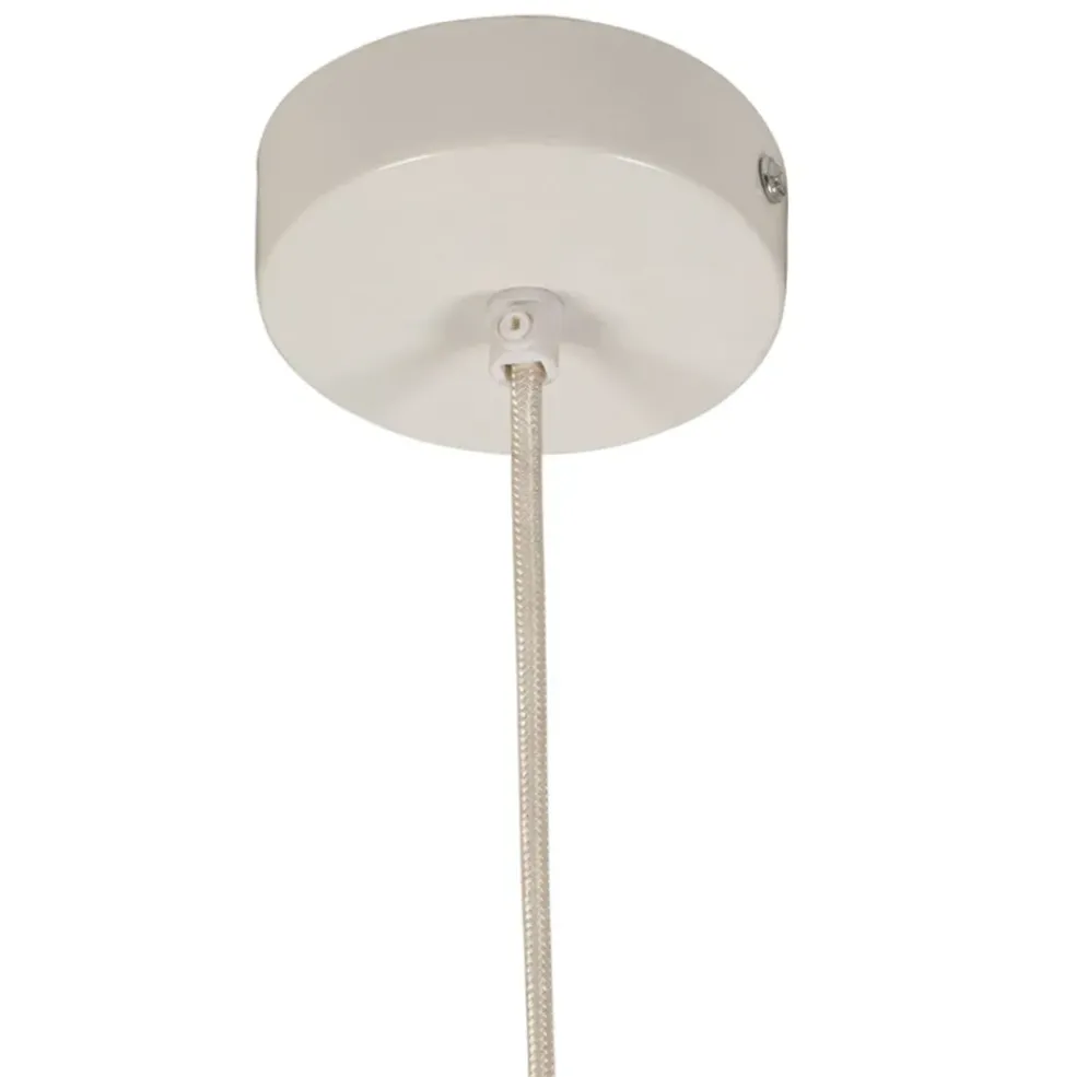 Suspension en polyester et fer blanc h45cm - Organic
