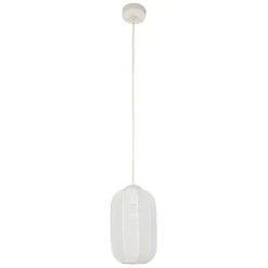 Suspension en polyester et fer blanc h34cm - Organic