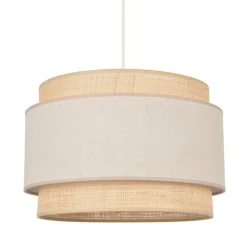 Suspension en raphia et coton d38cm pyla - milo