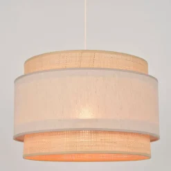 Suspension en raphia et coton d38cm pyla - milo