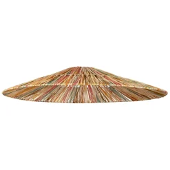 Suspension en raphia multicolore D77cmcm non électrifiée - Seguia