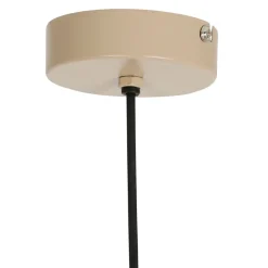 Suspension en rotin naturel et fer d34cm - Bohème