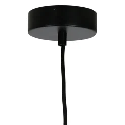 Suspension japandi en lin d110cm brun